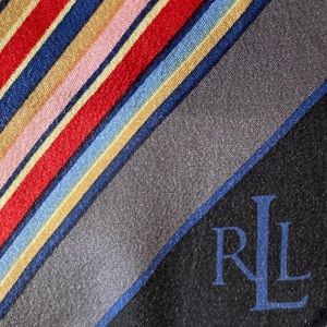 Vintage Ralph Lauren Scarf. 65”x7”